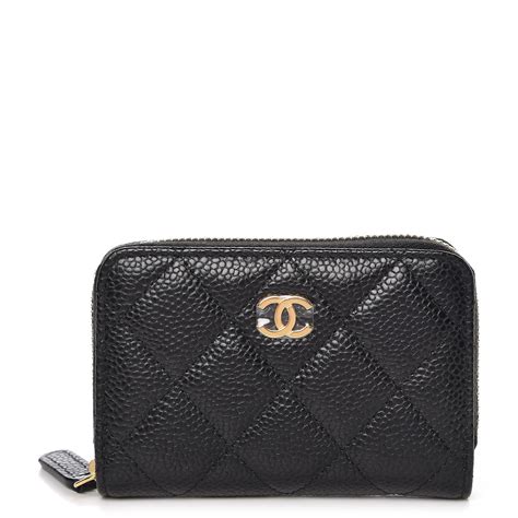 chanel coin purses|CHANEL Caviar Quilted Zip Coin Purse Black .